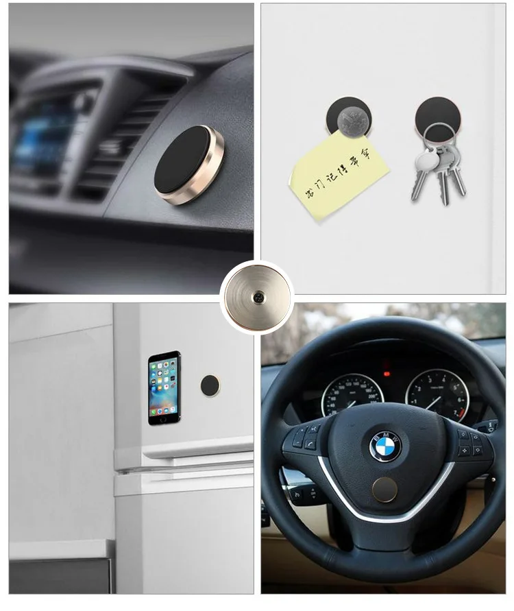 Magnetic omnipotent automotive patch metal mounted bracket mini magnet random 360-degree rotation | Автомобили и мотоциклы
