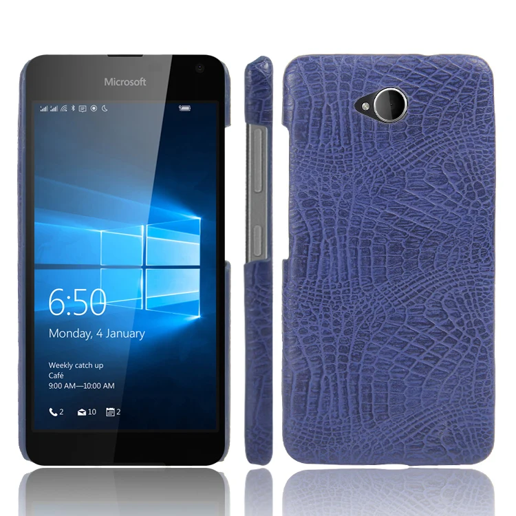 Жесткий Чехол для Nokia Lumia 650 LTE чехол телефона с рисунком из кожи Microsoft Lumia650 RM 1152 1154