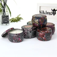 natural soy wax tin can smokeless fragrance handmade scented candle wedding birthday beautiful candlestick home decoration
