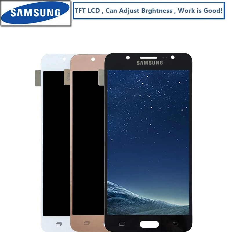 Можно настроить Brightnes TFT LCDs Замена для Samsung J5 2016 J510 J510F J510FN J510M ЖК дисплей с цифровым