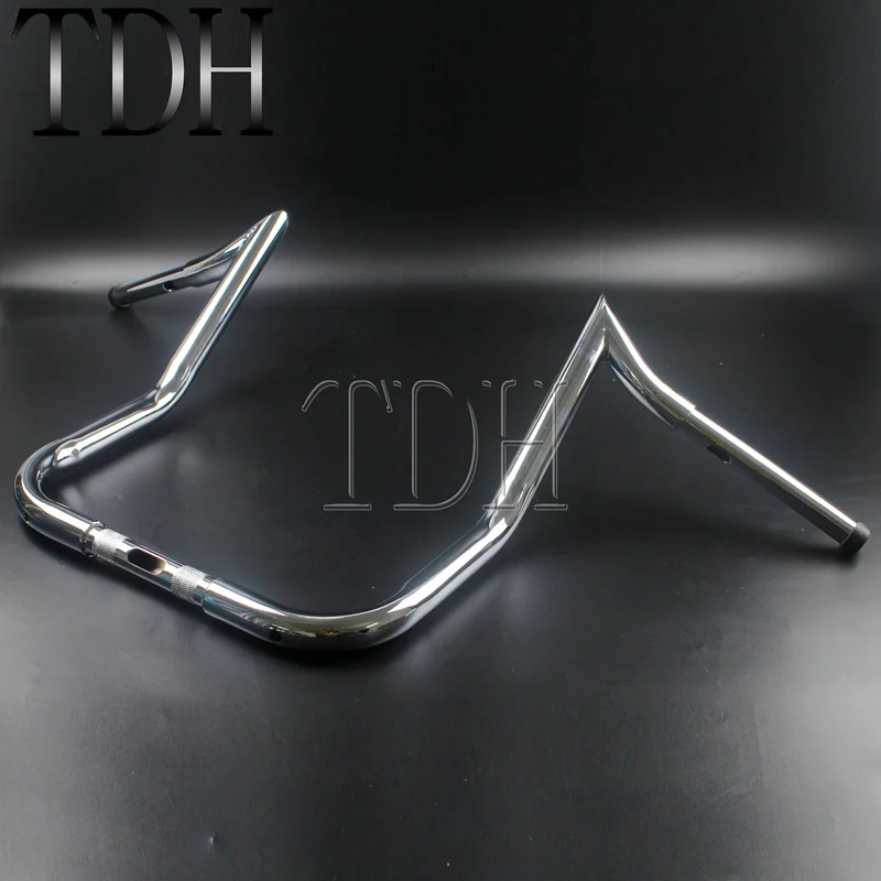 1" Rise 37" широкие рули для 1986 Up Harley Touring комоды Baggers FLHT FLHTC хромированная сталь железный руль мотоцикла