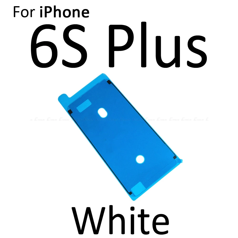 Высокое качество для iPhone 6S 7 8 Plus X XR XS Max ЖК сенсорный экран дисплей рамка водонепроницаемый предварительно вырезанный клей клейкая лента наклейка - Цвет: 6S Plus White