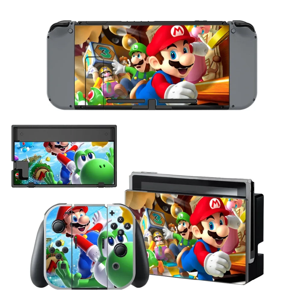 Виниловая наклейка для Nintendo switch Super Mario Switch Skin консоль NS контроллер Joy con|Наклейки| |