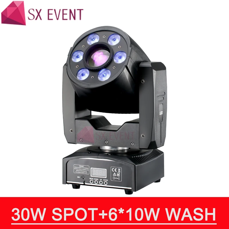 10 шт./лот 30 Вт Светодиодный светильник с подвижной головкой сценический Декор RGBW
