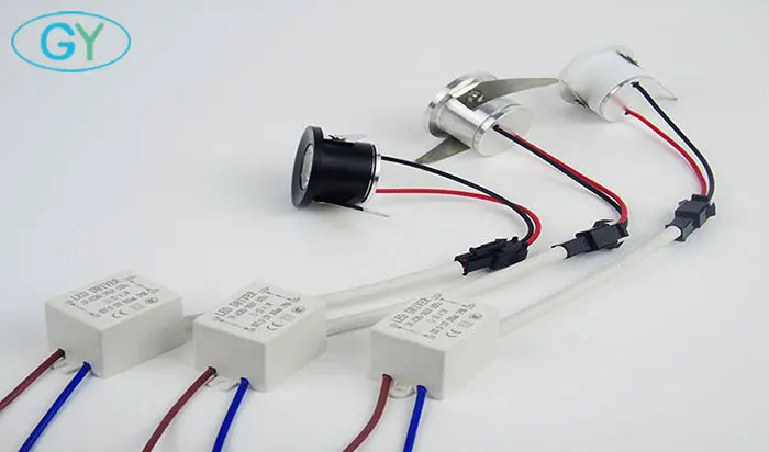 Алюминиевый 1 Вт Мини светодиодный светильник для шкафа, AC85-265V под шкаф Точечный светильник s, черный серебристый белый светодиодный светильник, промышленный шкаф