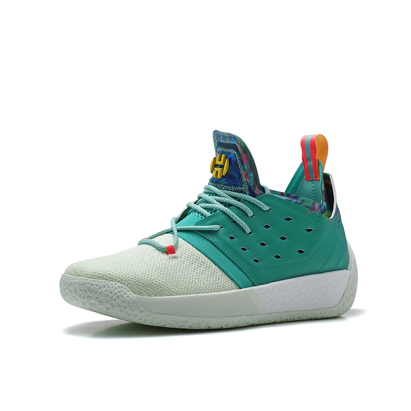 Армейский зеленый Баскетбольные кроссовки Mahadeng boost Harden Vol.2 AQ0048 баскетбольные спортивные кроссовки размер 40-46 - Цвет: Армейский зеленый