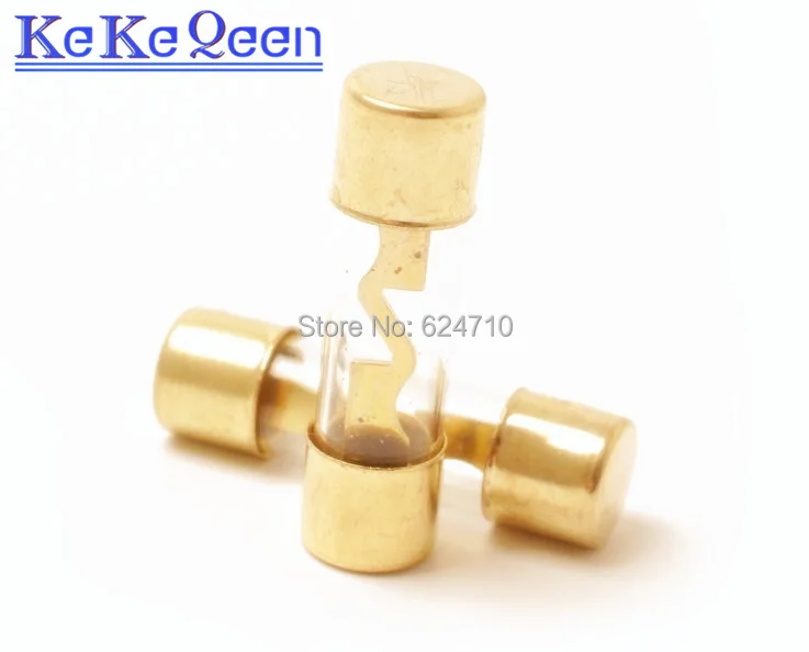 AGU 5AU предохранитель 32V 10*38 мм 10A 15A 20A 25A 30A 40A 50A 60A 70A 80A 100A Позолоченные Стекло автомобильный аудио предохранитель