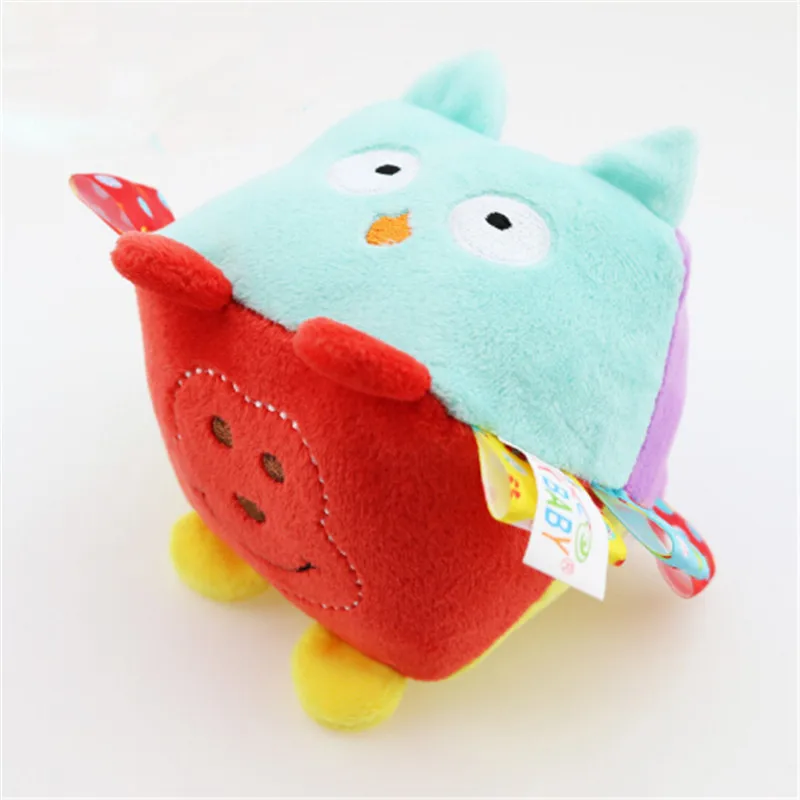 Горячие мягкие милые кубические погремушки-мобильные телефоны детские игрушки с