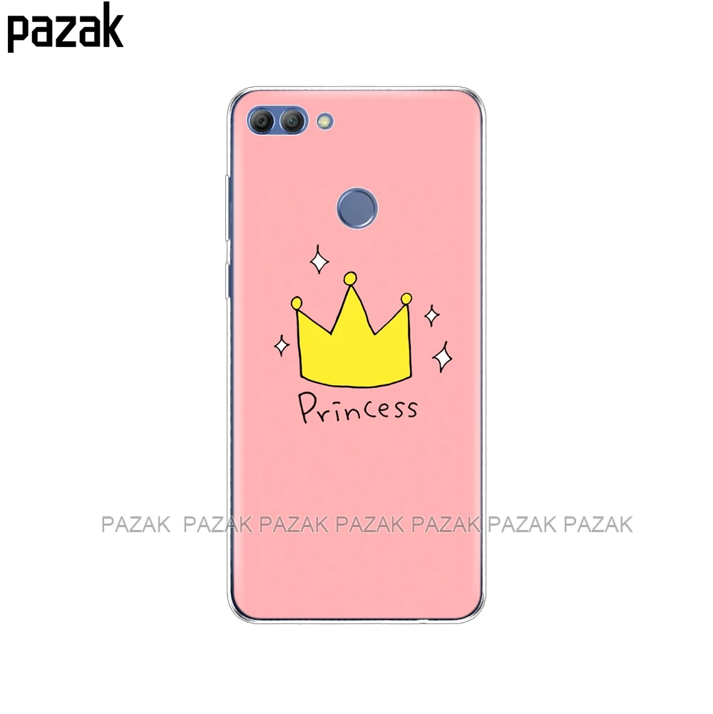 34299 Силиконовый чехол для телефона для huawei Y9 чехол s Мягкий ТПУ чехол для телефона Полный 360 защитный цветной дизайн - Цвет: 34299