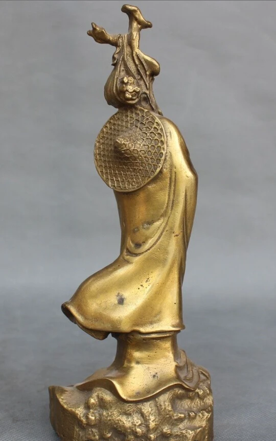 9 &quotКитайский буддийский из бронзы Arhat Damo Bodhidharma Dharma Daruma статуя Будды | Дом и сад