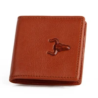 minimalist coin purses genuine leather small coin wallet for men and women with magnet closure