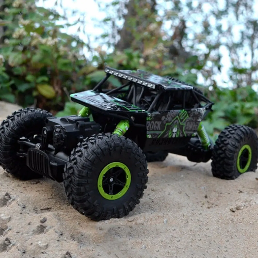 1:18 Rc автомобиль 2 4 ГГц альпинистский 4x4 двойные двигатели Bigfoot дистанционное