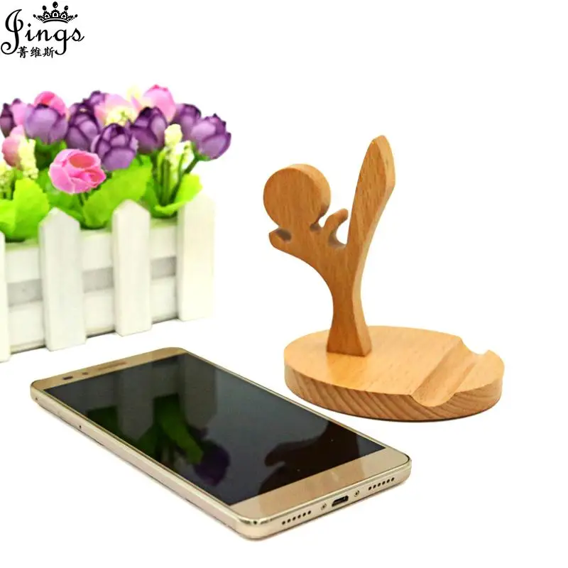 Поп древесины телефона держатель подставка kufung для iphone 4 5S 6 S 7 Plus и Samsung S6 S7 S8 Edge Xiaomi
