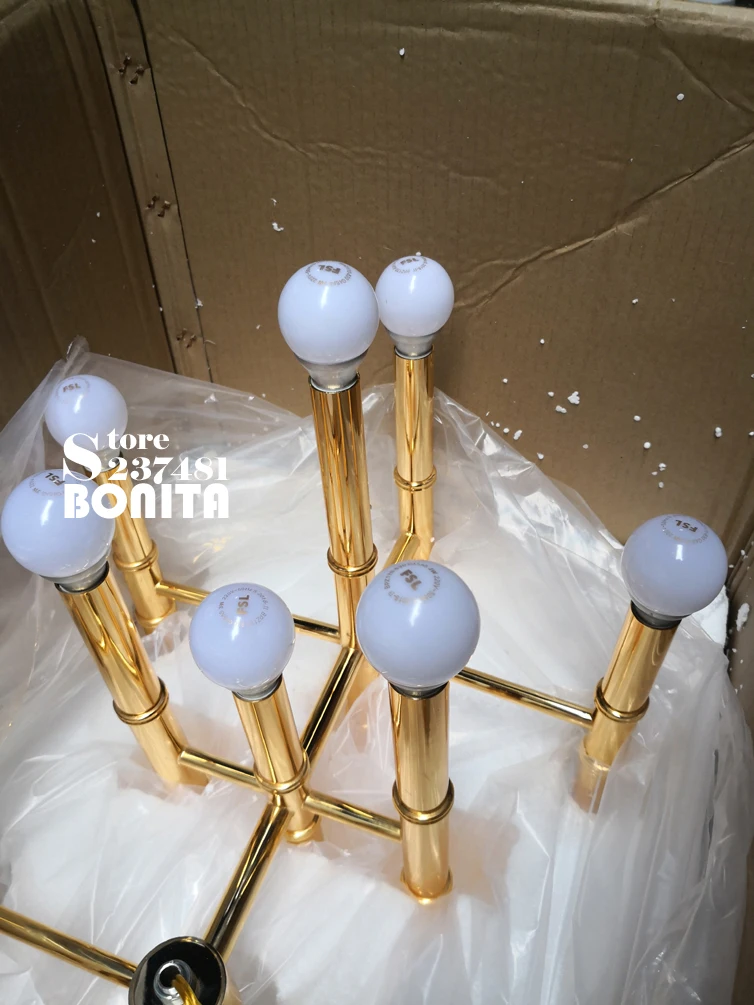 Подвесные светильники для столовой Jonathan Adler Meurice Post-современный дизайн, подвесной светильник, железная трубка, светодиодные подвесные светильники