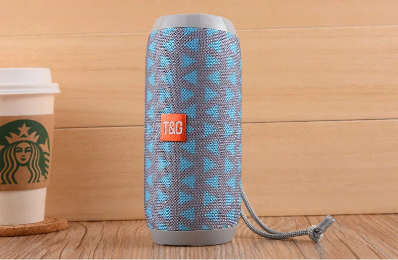 Gray-Blue Bluetooth динамик беспроводной аудио приемник Мини Портативный FM динамик поддержка USB AUX TF Play для планшетного ПК мобильного телефона распродажа - Цвет: Gray-Blue