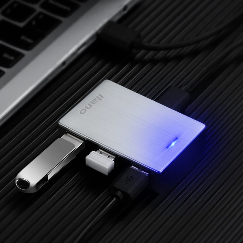 PIHEN USB концентратор 3 0 конвертер со светодиодной подсветкой удлинитель адаптер 5