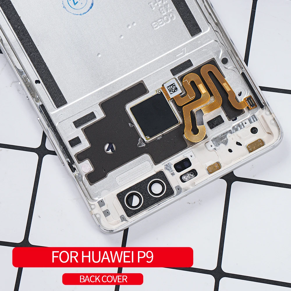 OTMIL Задняя стеклянная задняя крышка для HUAWEI P9 Корпус батарея корпус + Боковая
