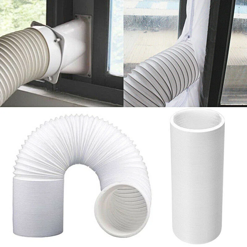

Adjustable Mobile Exhaust Duct Ventilator Pipe Hose Stretch for Air Conditioning Air Ventilation Pipe Hose Flexible Exhaust H99F