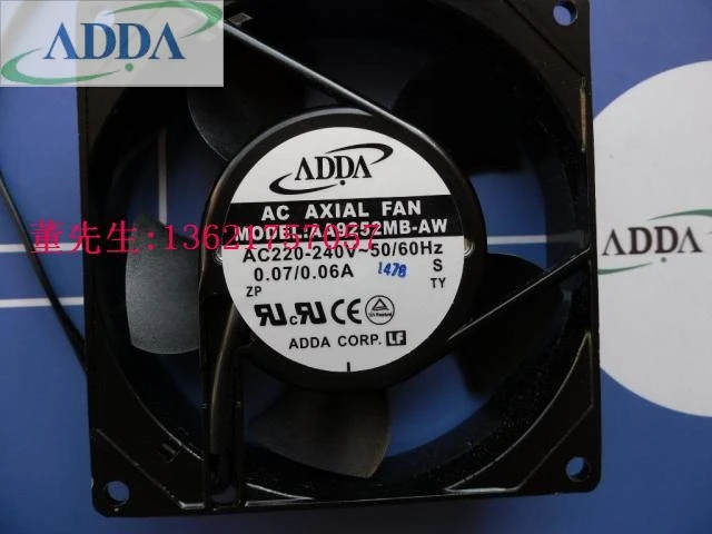 Осевой охлаждающий вентилятор для ADDA AA92252MB AW 9225 AC220V|case cooling fan|cooling fancase fan |
