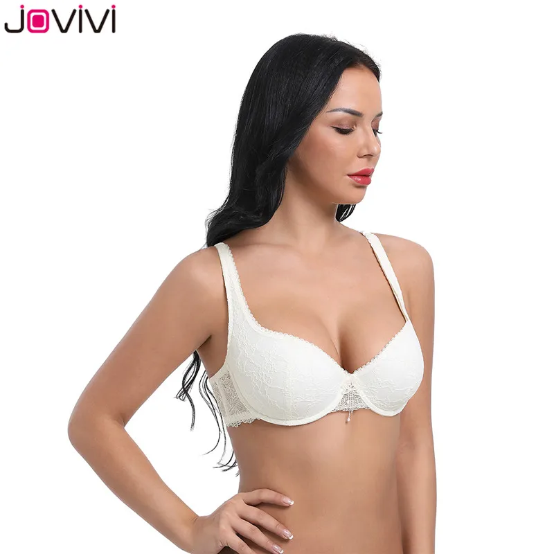 Jovivi новинка женский бюстгальтер на косточках комфортный кружевной для