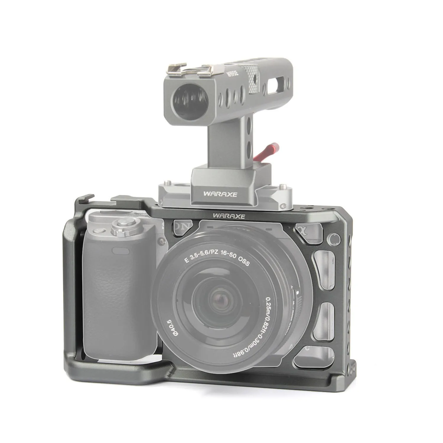 Камера WARAXE A6 для Sony ILCE 6000/ILCE 6300/ILCE A6500 с резьбовыми отверстиями 1/4 &quotи 3/8&quot|camera