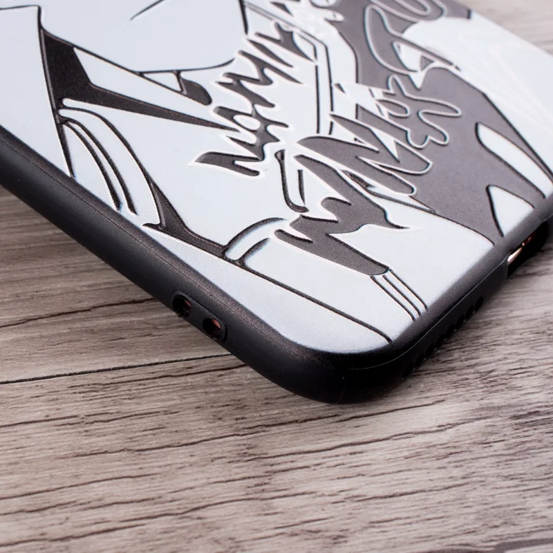 Роскошный Аниме Наруто Саске Какаши чехол для телефона для iPhone XS max XR X 8 7 Plus Мягкий ТПУ 3D силиконовый чехол для iPhone5 5S 6S Plus