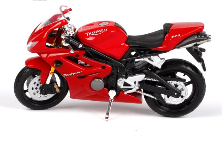 1:18 Maisto модель мотоцикла Игрушка сплав моделирование мотоцикла коллекционные мотоцикл цикл детские игрушки - Цвет: Daytona 675