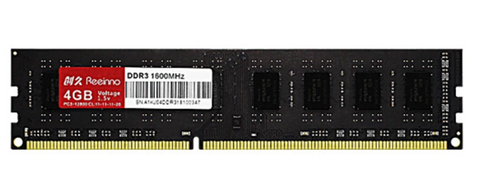 Eeinno оперативная память ddr3 4 ГБ 8 ГБ 1600 МГц память 1,5 в NON-ECC 240pin пожизненная гарантия Одиночная Память ram настольный компьютер для Intel