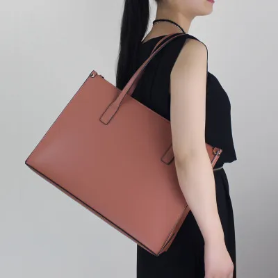 brown small BENVICHED женская сумка из натуральной кожи модный портфель белая сумка на одно плечо сумка для путешествий c375 - Цвет: brown small