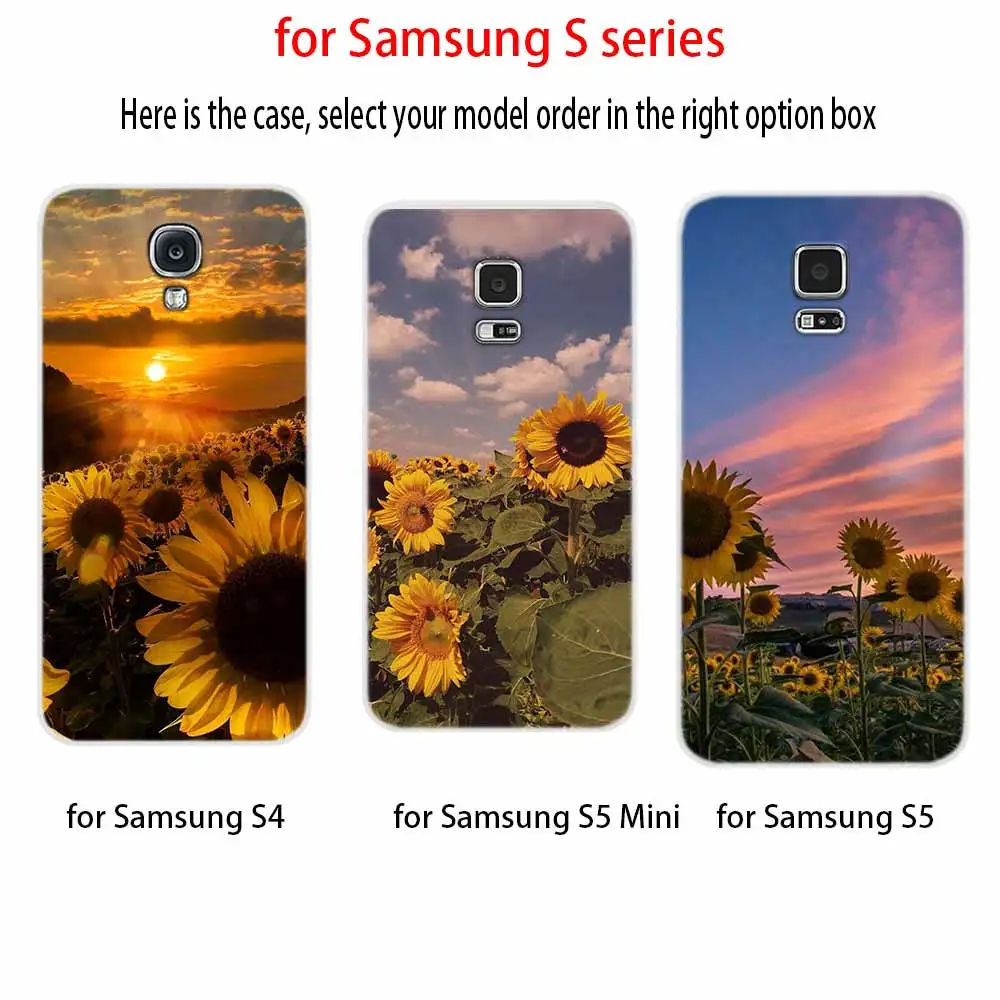 Чехол с летним подсолнухом для Samsung Galaxy S7 Edge S8 S9 S10 S11 S20 S21 Plus Lite E Ultra | Мобильные