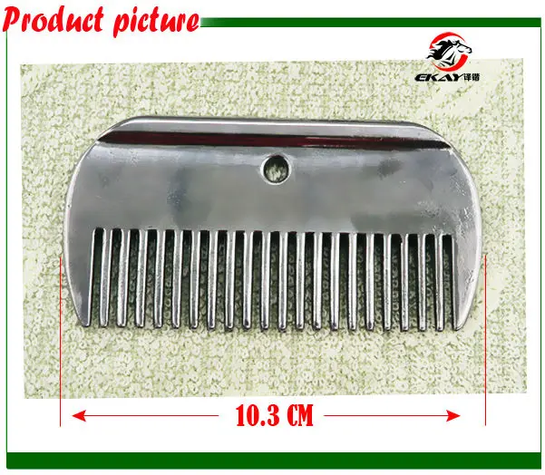 Бесплатная доставка алюминиевый гребень для лошади ручная полировка. Никогда не