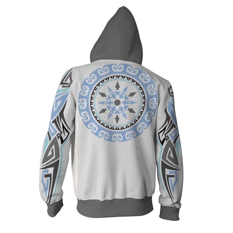 Толстовка с капюшоном RWBY Weiss Schnee костюм для косплея куртка на молнии 3D