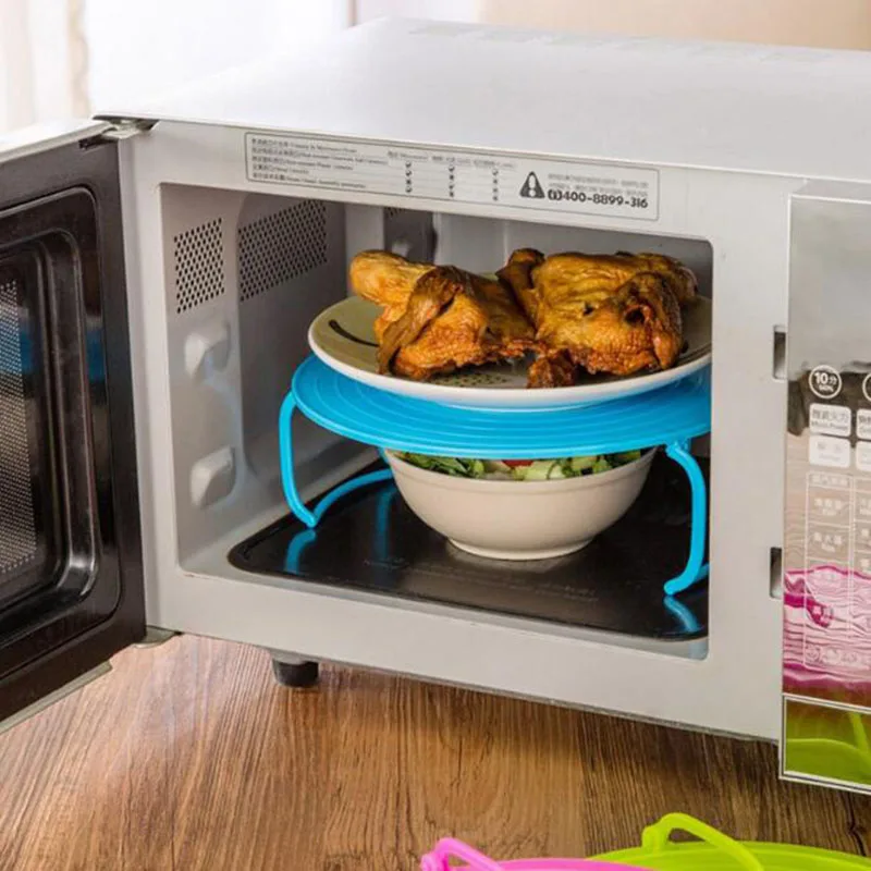 Kitchen Supplies Multifunctional Dish Plate Set Up Oven Two Floors Microwave To Arrange Tray Baking Dishes Pans |