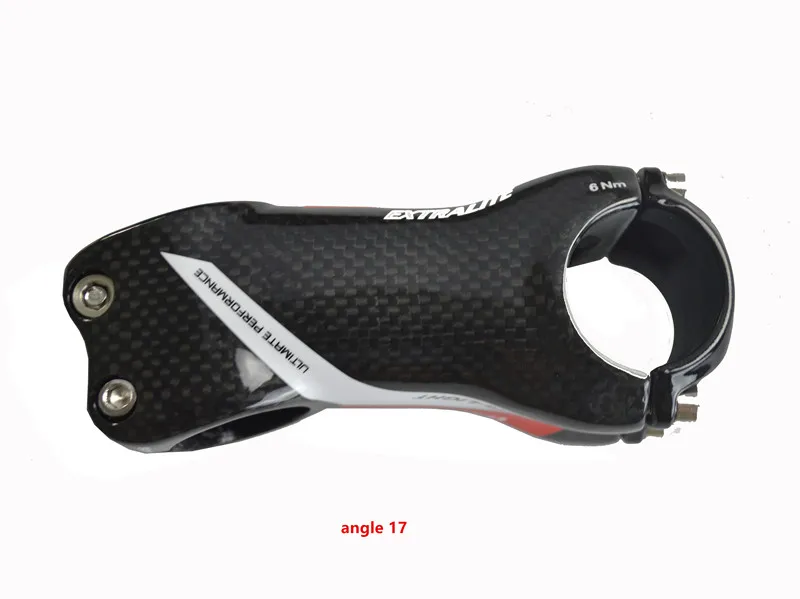 EXTRALITE carbon bicycle stem bike parts 6degrees 17 degree 70-130mm 3k finish for road MTB stems Riding equipment | Спорт и