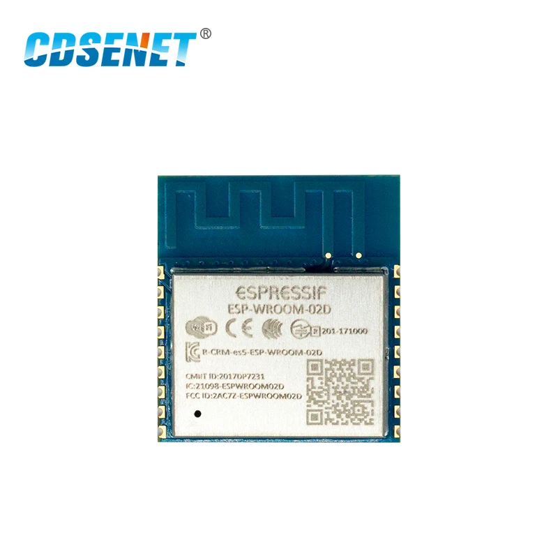 ESP8266 2 4 ГГц Wifi модуль CDSENET ESP WROOM 02D SMD rf приемопередатчик PCB антенна приемник