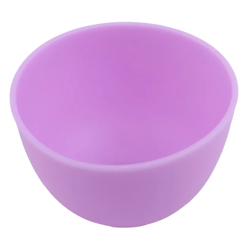 purple 2 шт./компл. без запаха DIY силиконовая маска набор чаш для Красота чаша для регулировки маска инструмент мерный стаканчик маски для лица Уход - Цвет: purple