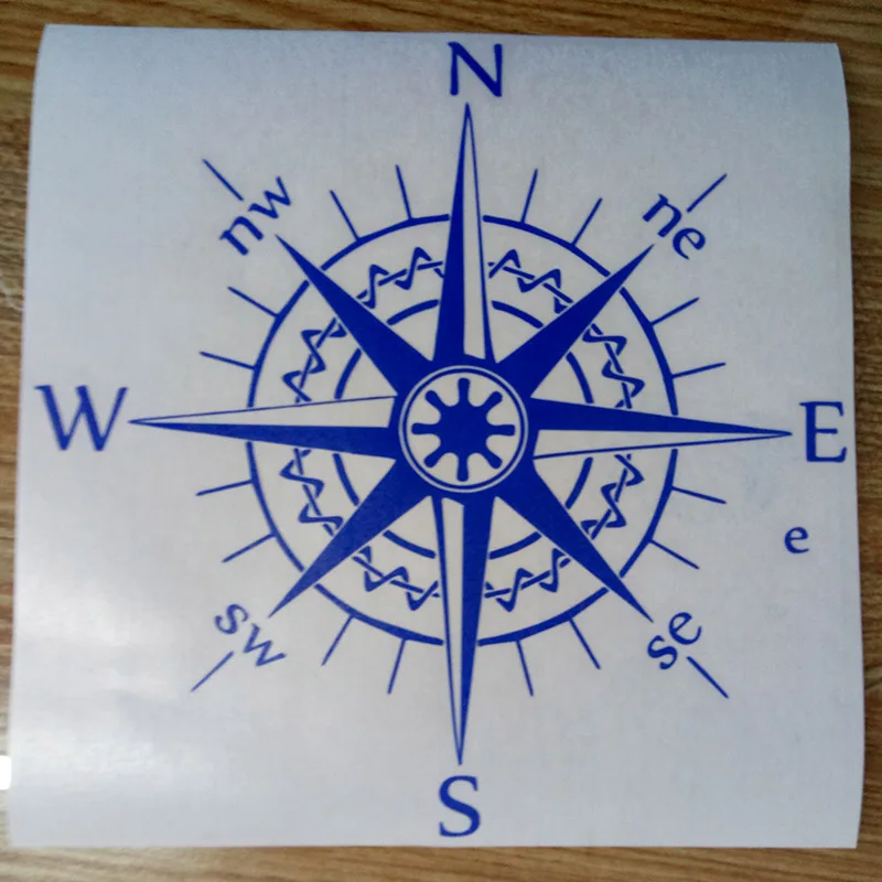 Автомобильный Стайлинг Nswe Compass Wind Rose Bardian Vinyl наклейки на автомобиль|car sticker|car