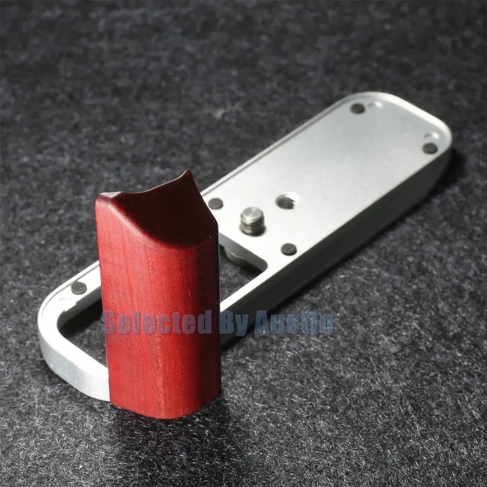 Деревянная ручка с быстроразъемной пластиной и вертикальным кронштейном для Fuji