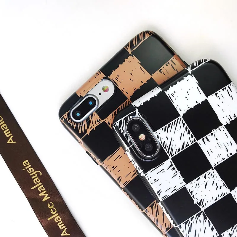 POBLU для Iphone XS Max XR блестящее геометрическое квадратное роскошное леопардовое