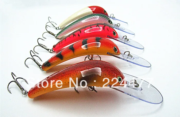 

7.8cm/13g lip 3.5cm Suspend type Fishing Lures Fishing Tackle Hard Bait Salt Fish Bait Casting lures Plastic lip China hook