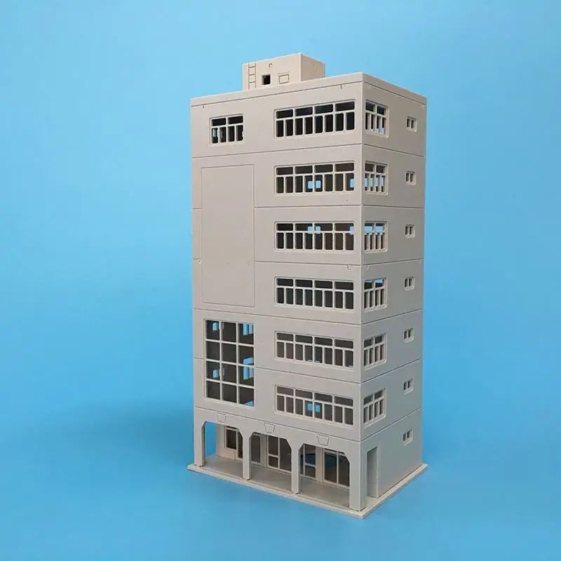 1/150N масштаб современный город офисное здание модель торговый центр DIY Дом пластиковый небоскреб Строительная Модель Сборка архитектура