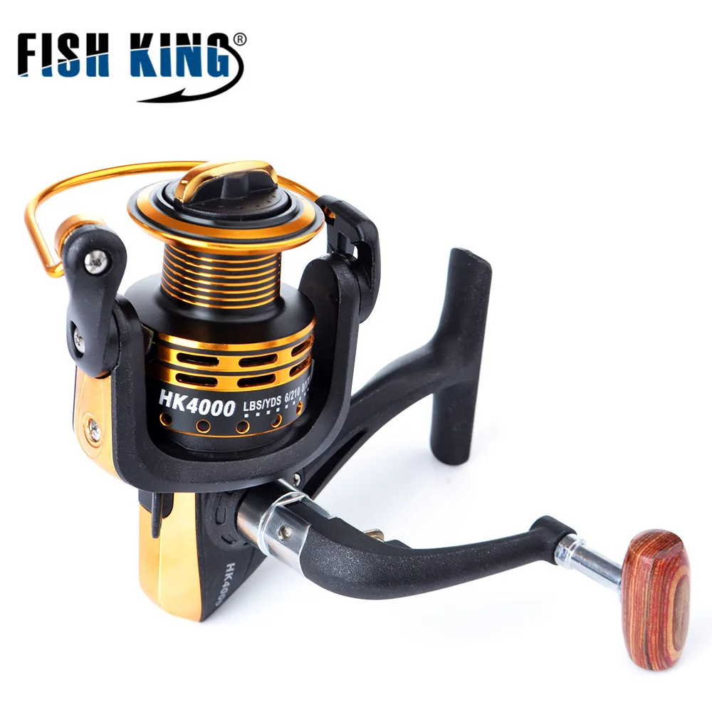 FISH KING Meta lPre Loading спиннинговая катушка HK2000 HK7000 8 + 1BB 5 1: 1 для ловли карпа|spinning reel|fish