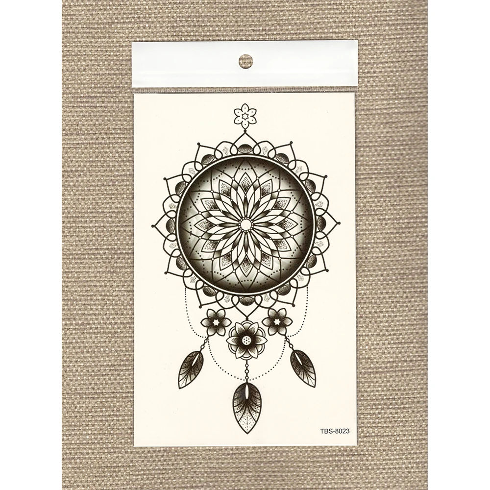 Временные фальшивые татуировки Водонепроницаемый переводятся с помощью воды