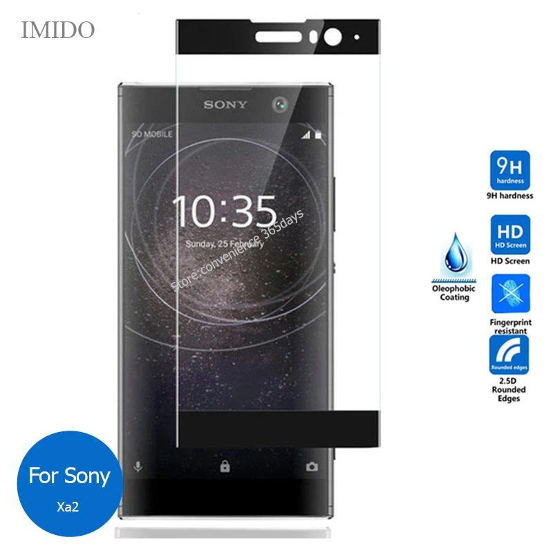 Закаленное стекло с полным покрытием для Sony Xperia Xa2 защита экрана 2 5 дюйма все