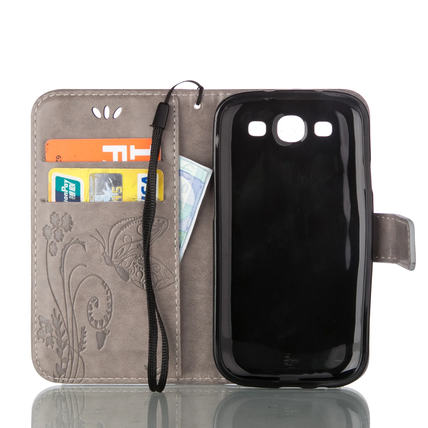 Чехол-книжка для Samsung Galaxy S3 Siii Neo Duos I9301i GT-I9301i кожаный чехол S 3 III GT-I9301 I9301 | Мобильные