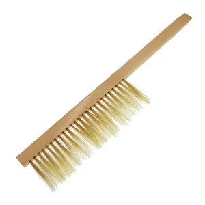 DLKKLB 1 шт. инструменты для пчеловодства, щетка для чистки улья, щетка для подметания пчелы, щетинки из желтой древесины для очистки пчелы