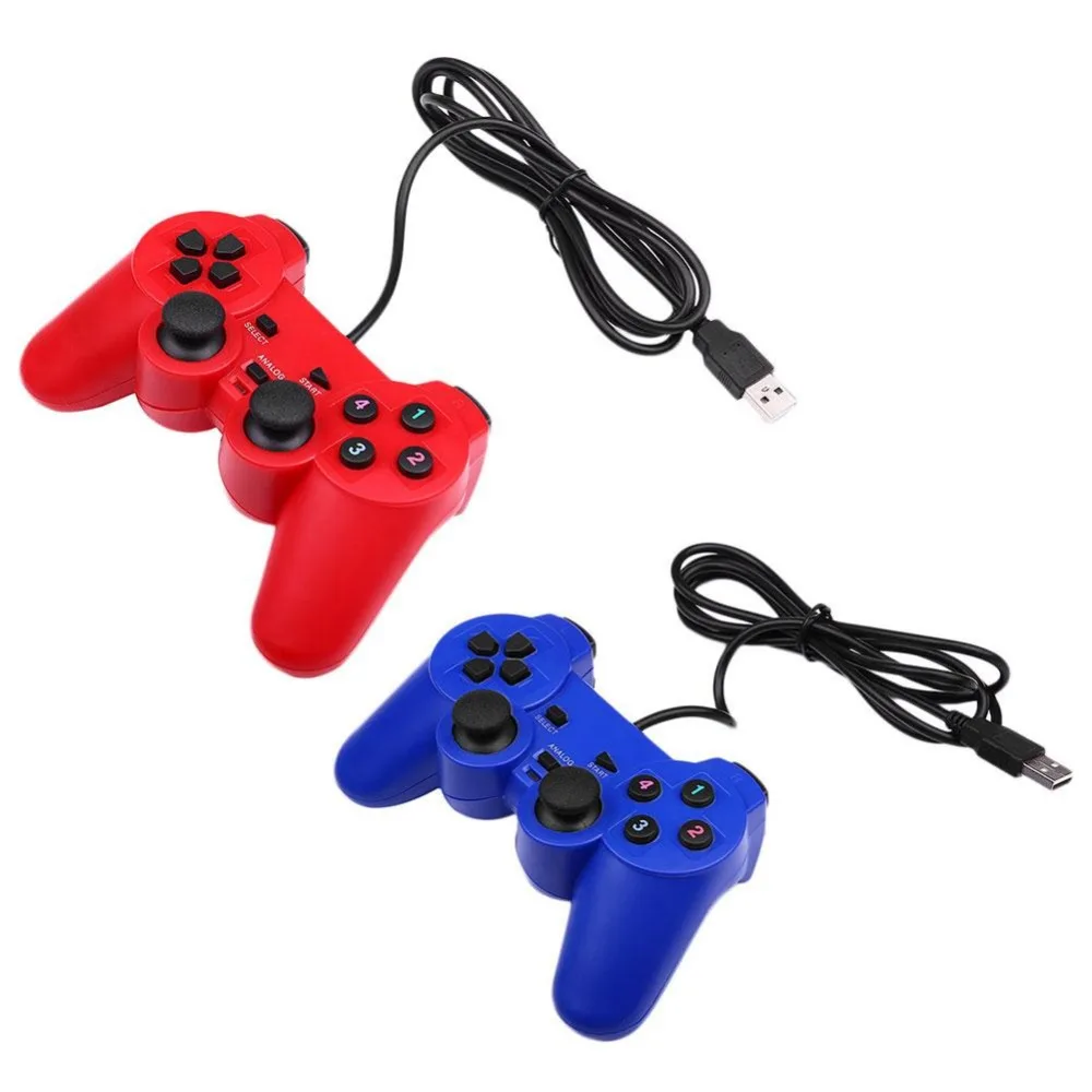 Игровой контроллер Gasky с вибрацией USB проводной ABS геймпад джойстик ПК для