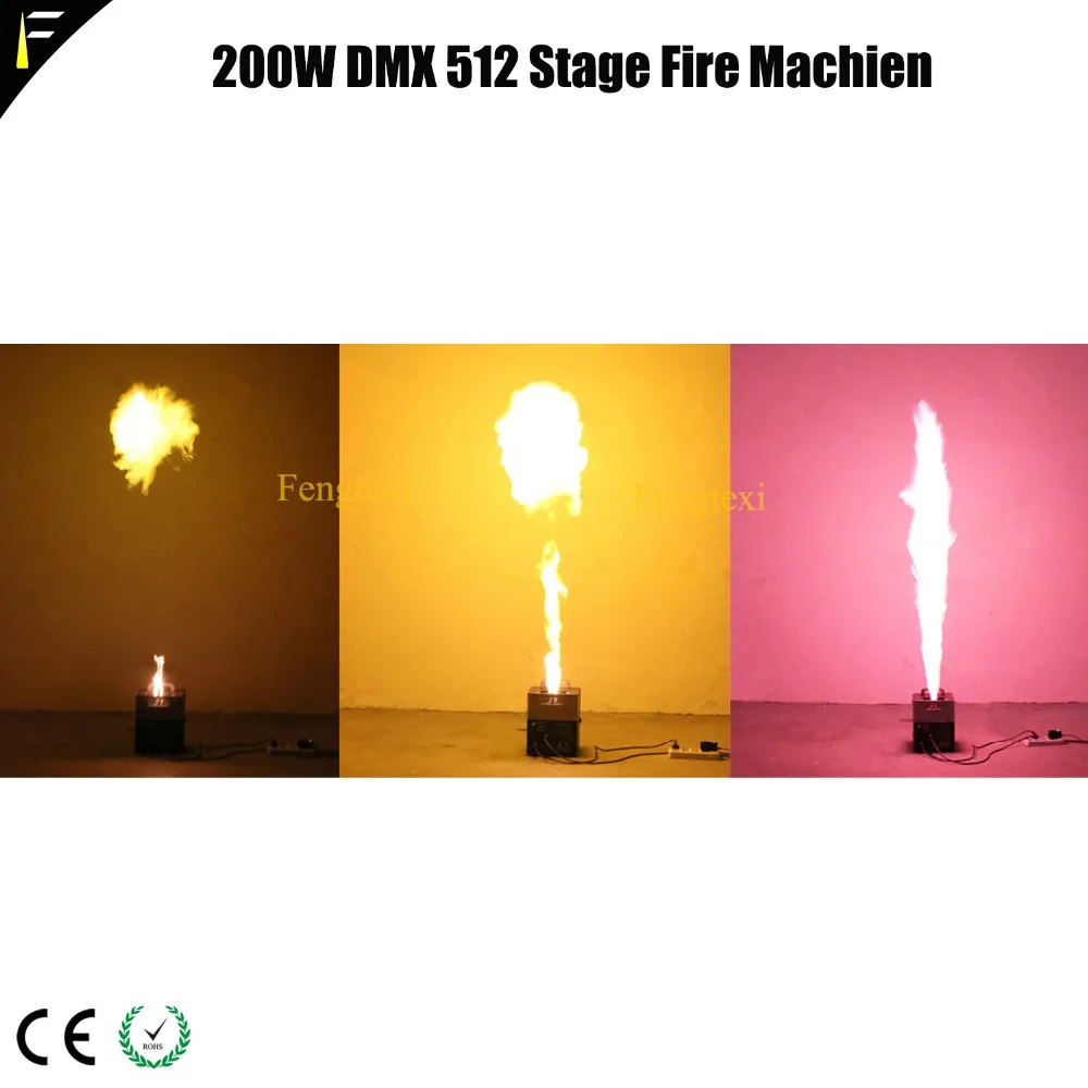 Проектор пламени DMX 512 с двойным клапаном зажигания 10 футов | Лампы и освещение