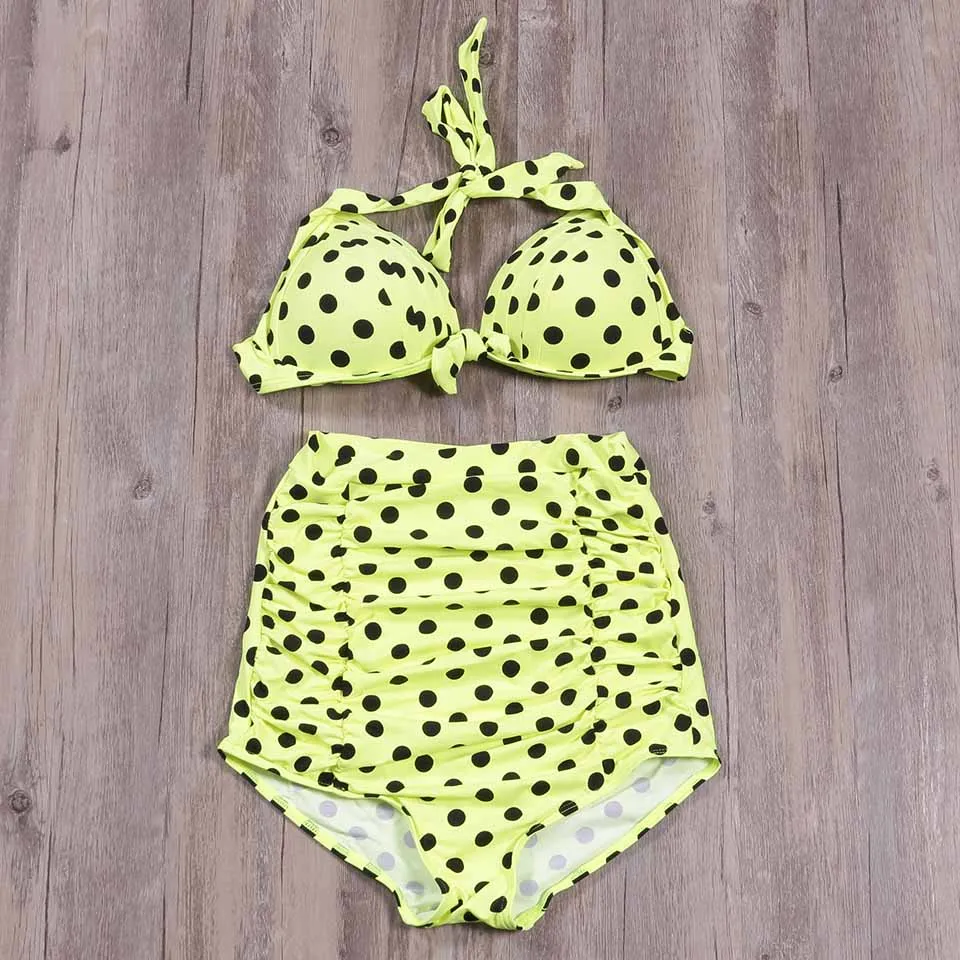 TQSKK 2019 Halter Top Платье бикини женский купальник сексуальный комплект купальные