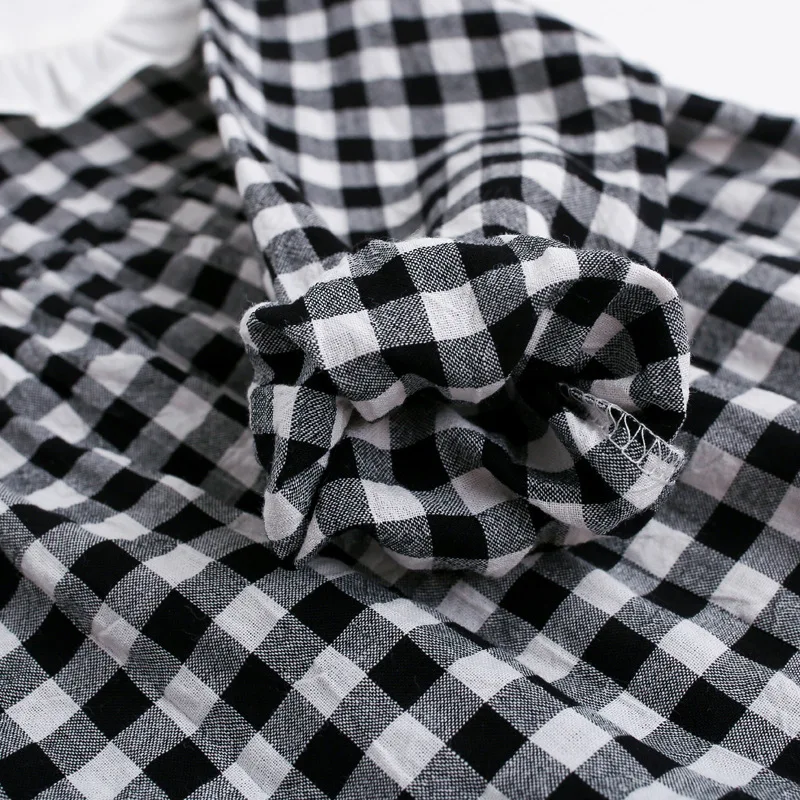 Plaid girls dresses toddler girl clothing autumn children costumes 1 2 3 4 baby princess dress peter pan collar clothes | Детская одежда